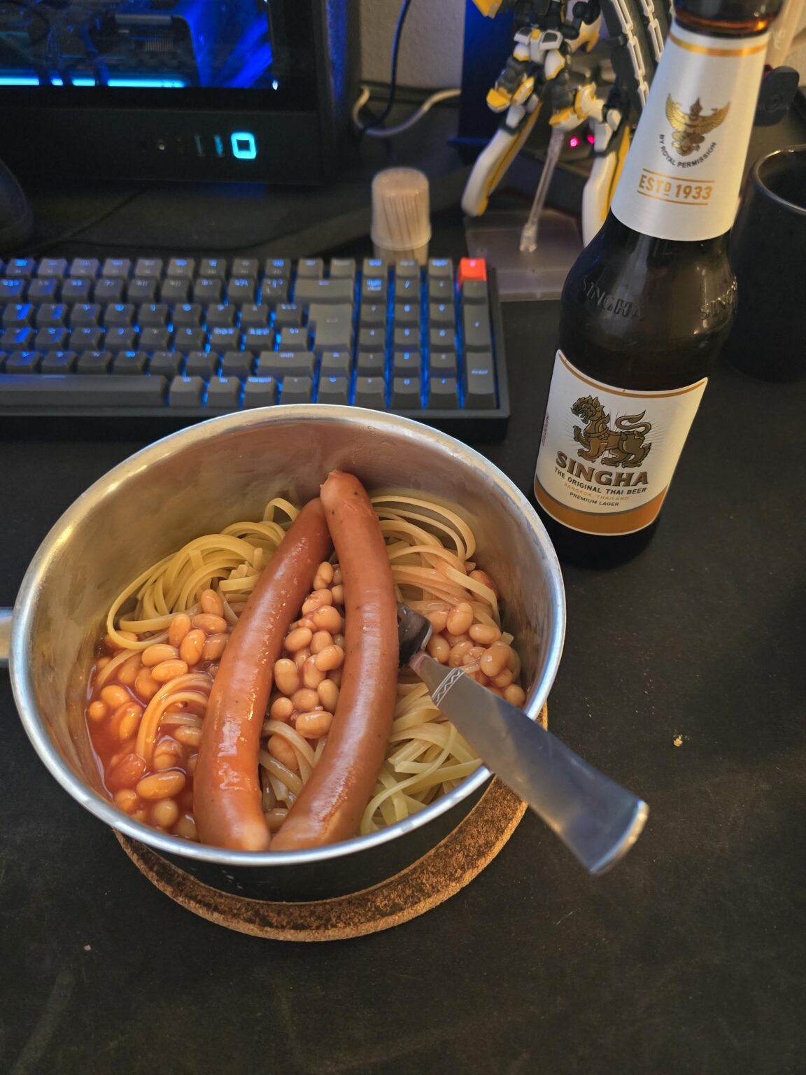 Saw someone post a nice supper, so take the opportunity and post my own, Michelin-worthy?