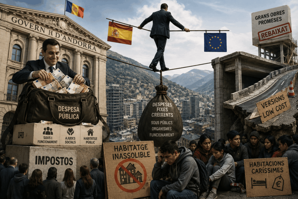 Officials, housing and immigration: the figures that explain the great Andorran paradox