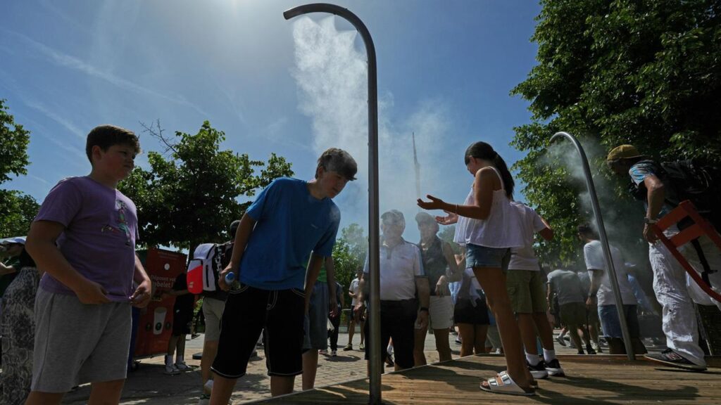 Heat records in Great Britain and France