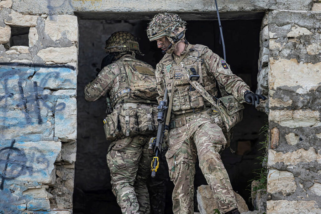 Grenadier Guards drill in abandoned Cyprus village Craig Langford