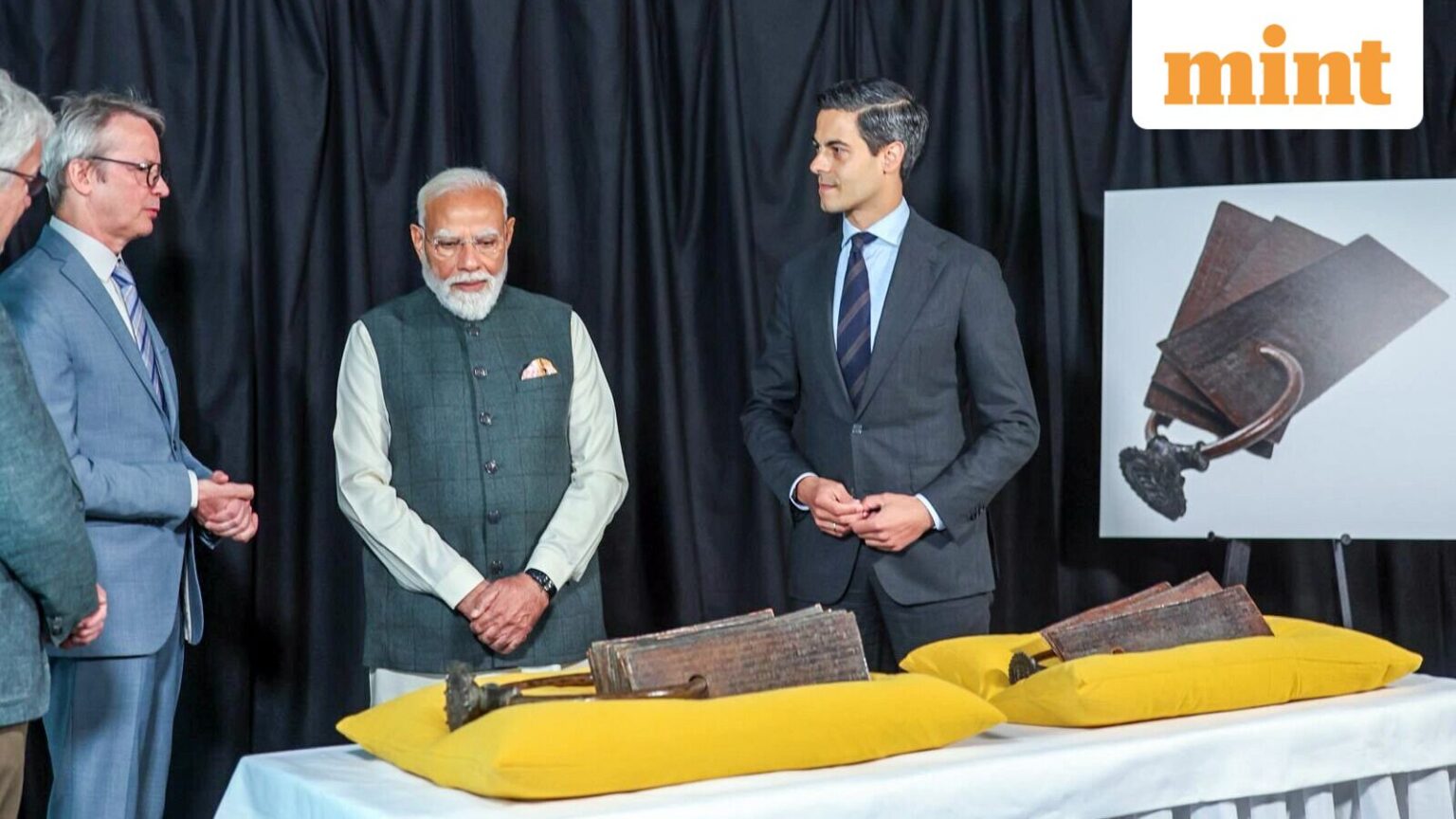 Netherlands returns 11th-century Chola dynasty copper plates to India during PM Narendra Modi’s visit Netherlands returns 11th-century Chola dynasty copper plates to India during PM Narendra Modi's visit