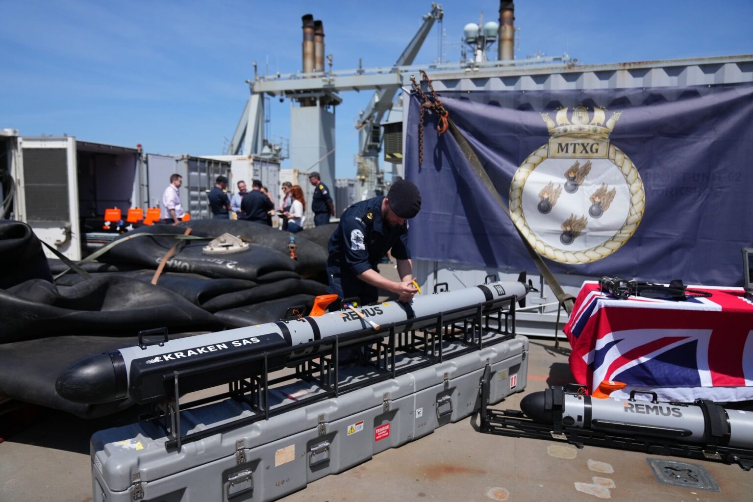 Awaiting deal in Iran war, British navy prepares to clear mines in Strait of Hormuz Awaiting deal in Iran war, British navy prepares to clear mines in Strait of Hormuz