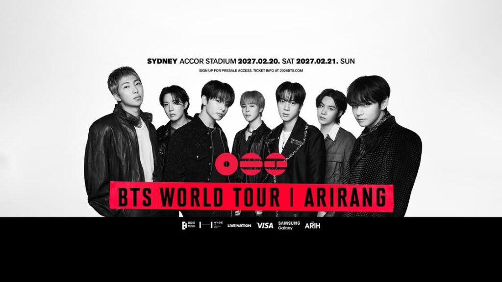BTS announce ARIRANG World Tour dates for..