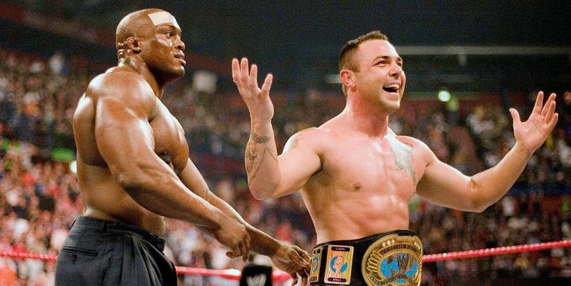 Bobby Lashley helps Santino Marella win the Intercontinental Champion