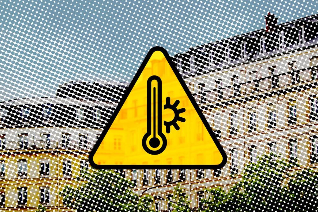A “heat dome” causes an early and intense heat episode in France
