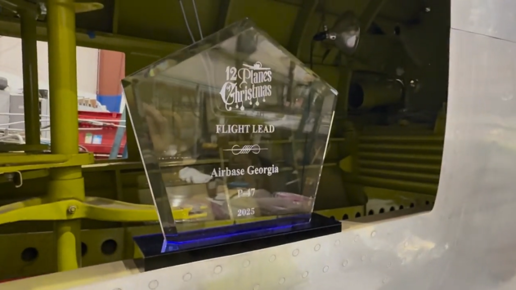 CAF 12 Planes of Christmas Award
