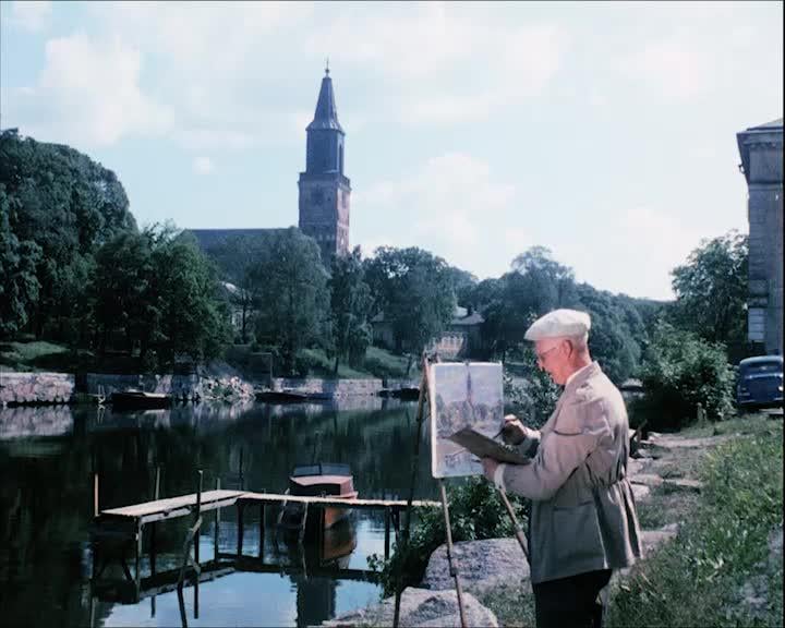 Video from Turku, Finland in 1957