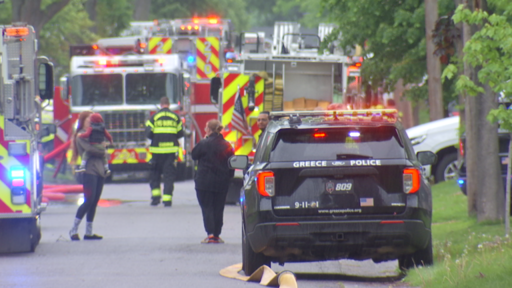 Emergency crews respond to house fire on Bancroft Drive in Greece Emergency crews respond to house fire on Bancroft Drive in Greece