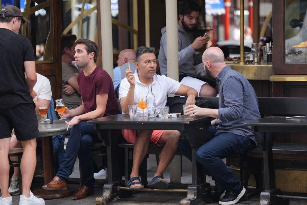 Majority of Britons would back a smoking ban in pub gardens Majority of Britons would back a smoking ban in pub gardens