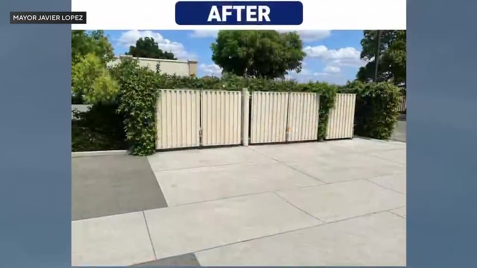 A mayor in California is facing backlash after a post showing a before-and-after of cleanup...