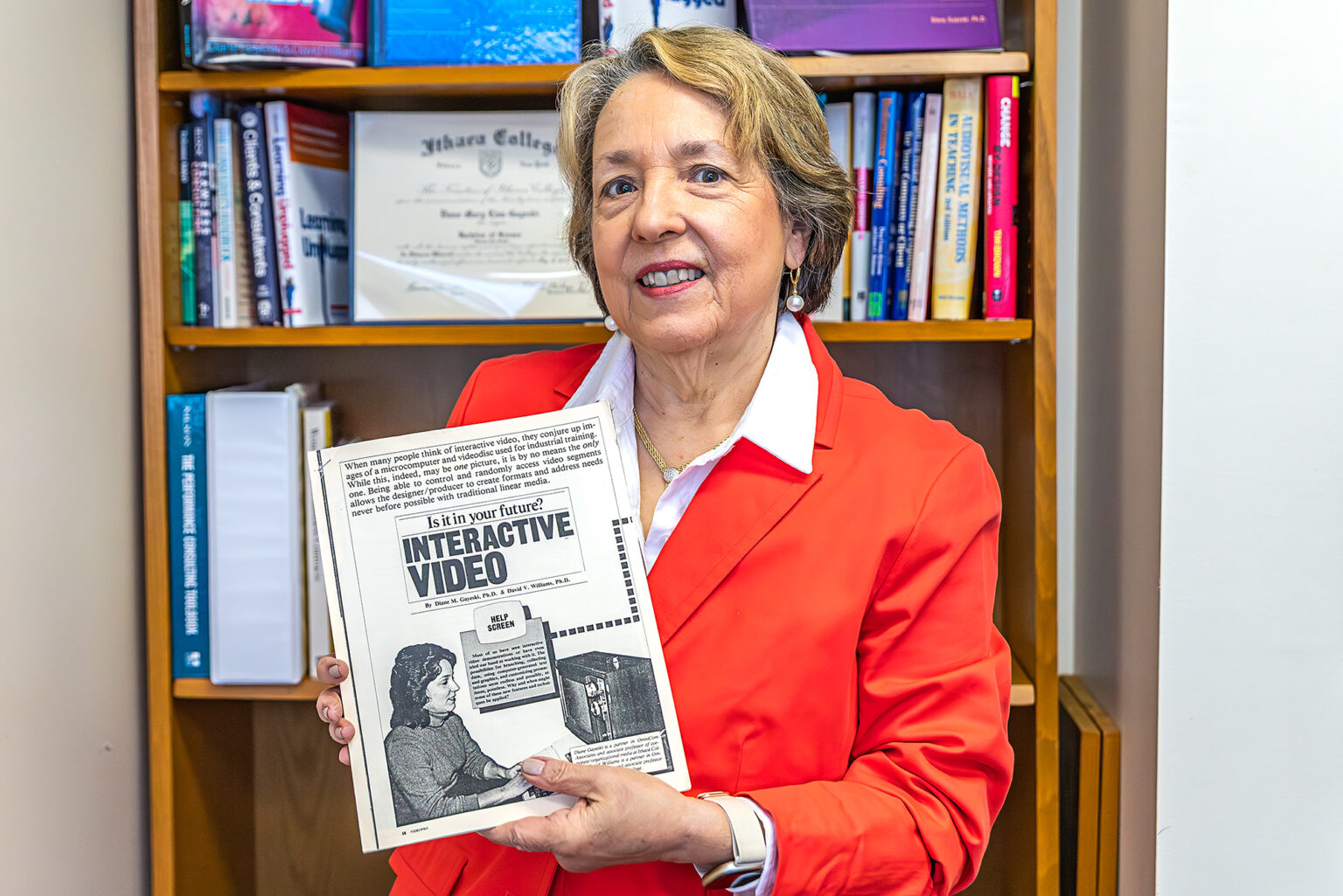 Diane Gayeski: Pioneering emerging technology at her alma mater Diane Gayeski: Pioneering emerging technology at her alma mater