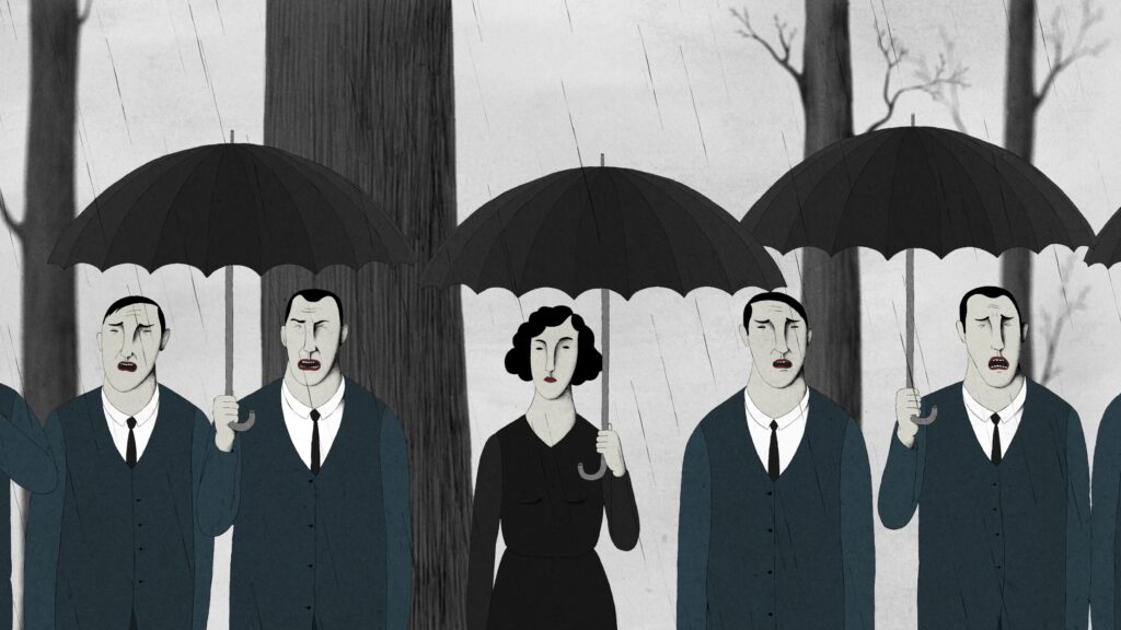 A still from the animated film “Eve”. Courtesy of Eesti Joonisfilm/Adriatic Animation.
