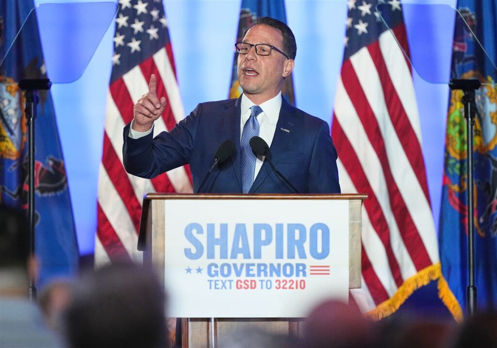 In drive to turn Pennsylvania blue, Gov. Josh Shapiro faces a critical test