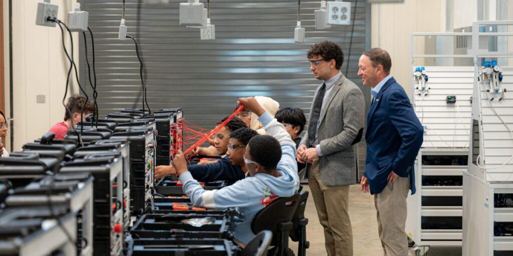 As AI wipes out white-collar jobs, one Alabama high school and Toyota are training students for roles that pay $40 an hour and can't be automated