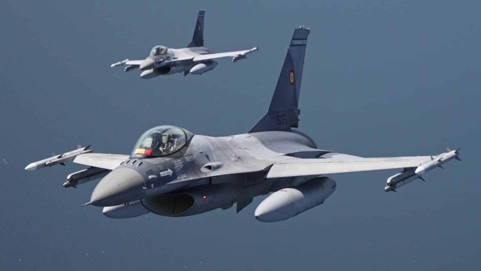 Romanian F-16s Shoot Down Rogue Drone in Estonian Airspace Romanian F-16s Shoot Down Rogue Drone in Estonian Airspace