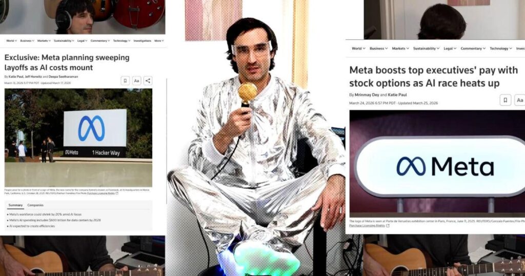 Exclusive: Departing Meta Staffer Posts Biting Anti-AI Video Internally Amid Mass Layoffs