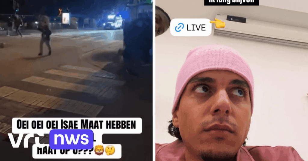 YouTuber ISAE lashes out at young people after riots in Antwerp: "Is your balaclava visible on screen?" | VRT NWS News