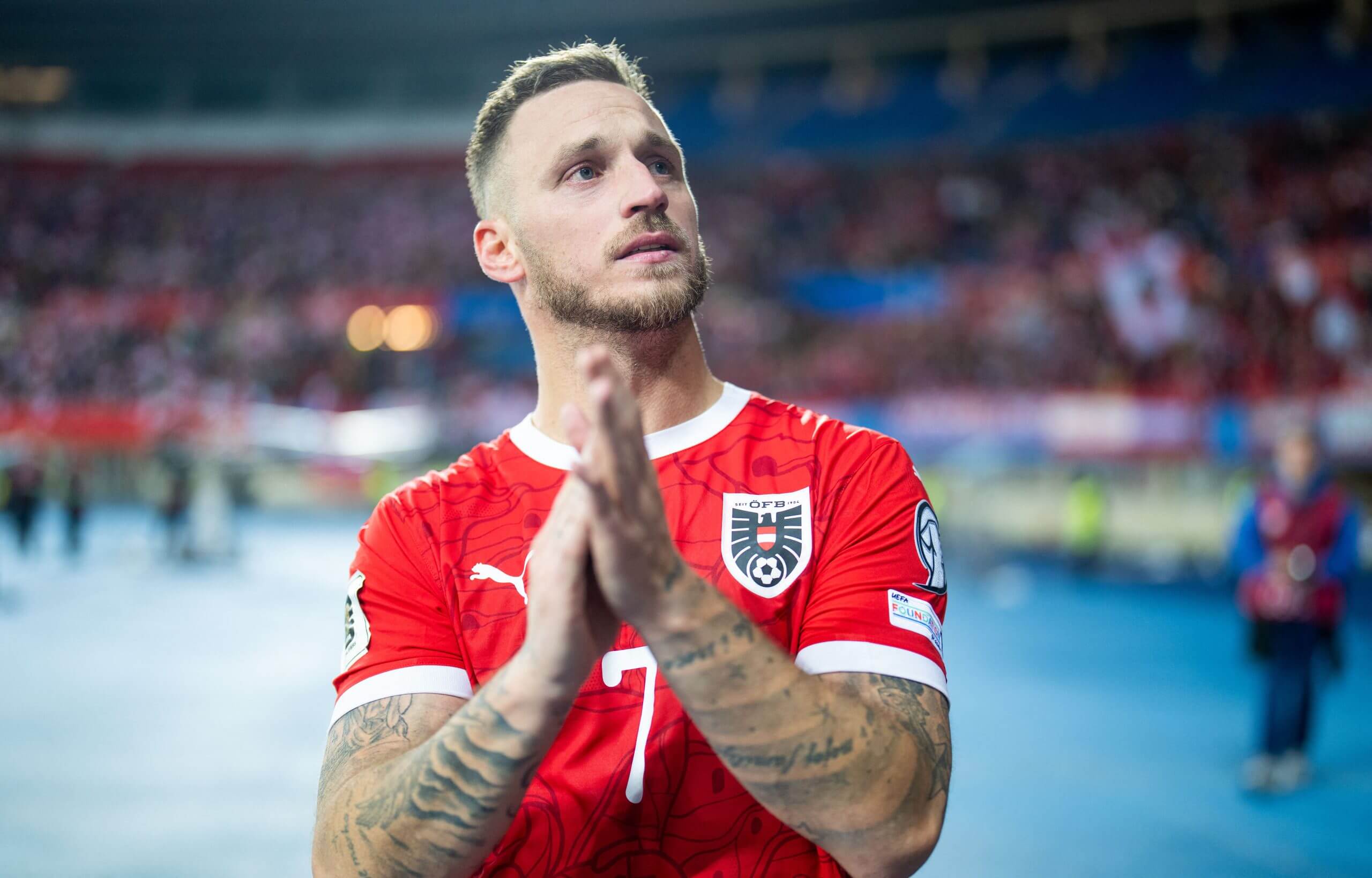 Arnautovic has scored 47 goals in 132 appearances for Austria 