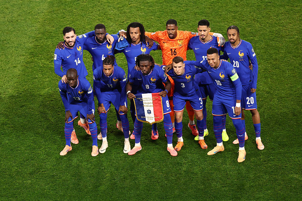Which European country will perform the best at the FIFA World Cup? (front row from L to R) France's midfielder #13 N'Golo Kante, France's forward #11 Michael Olise, France's midfielder #08 Manu Kone, France's defender #03 Lucas Digne, France's forward #10 Kylian Mbappe (back row from L to R) France's forward #14 Rayan Cherki, France's defender #04 Dayot Upamecano, France's defender #05 Jules Kounde, France's goalkeeper #16 Mike Maignan, France's defender #17 William Saliba and France's forward #20 Bradley Barcola pose for team photo prior to the 2026 World Cup qualifiers Europe zone group D football match between France and Ukraine at the Parc des Princes stadium in Paris, on November 13, 2025. (Photo by FRANCK FIFE / POOL / AFP) (Photo by FRANCK FIFE/POOL/AFP via Getty Images)