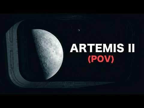 90 sec 3D Timelapse of Artemis 2 (window POV)