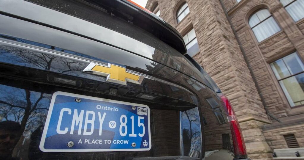 Ford government goes to court to fight FOI disclosure of blue licence plate documents