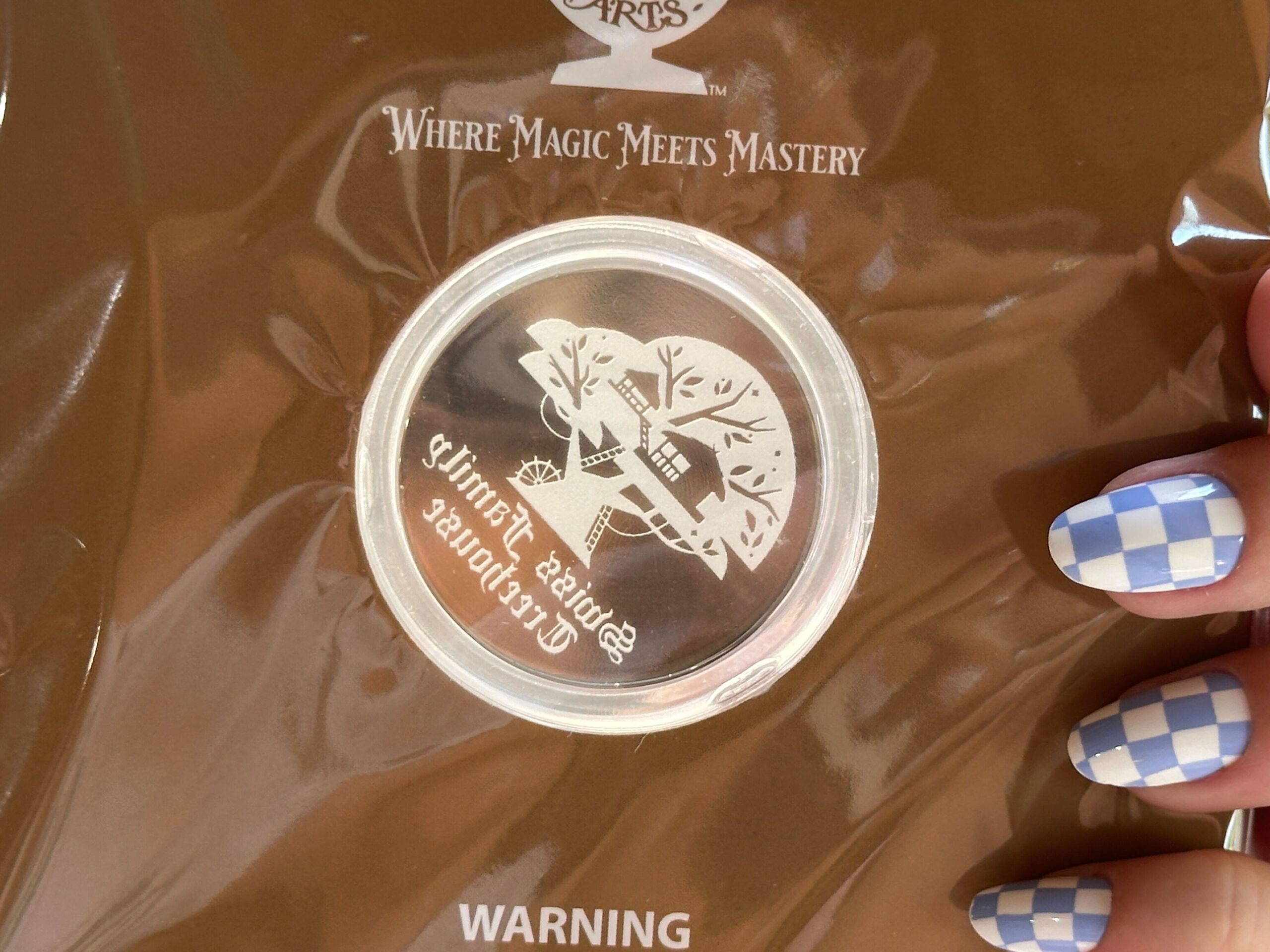 Swiss Family Treehouse Collectible Glass Coin - $29