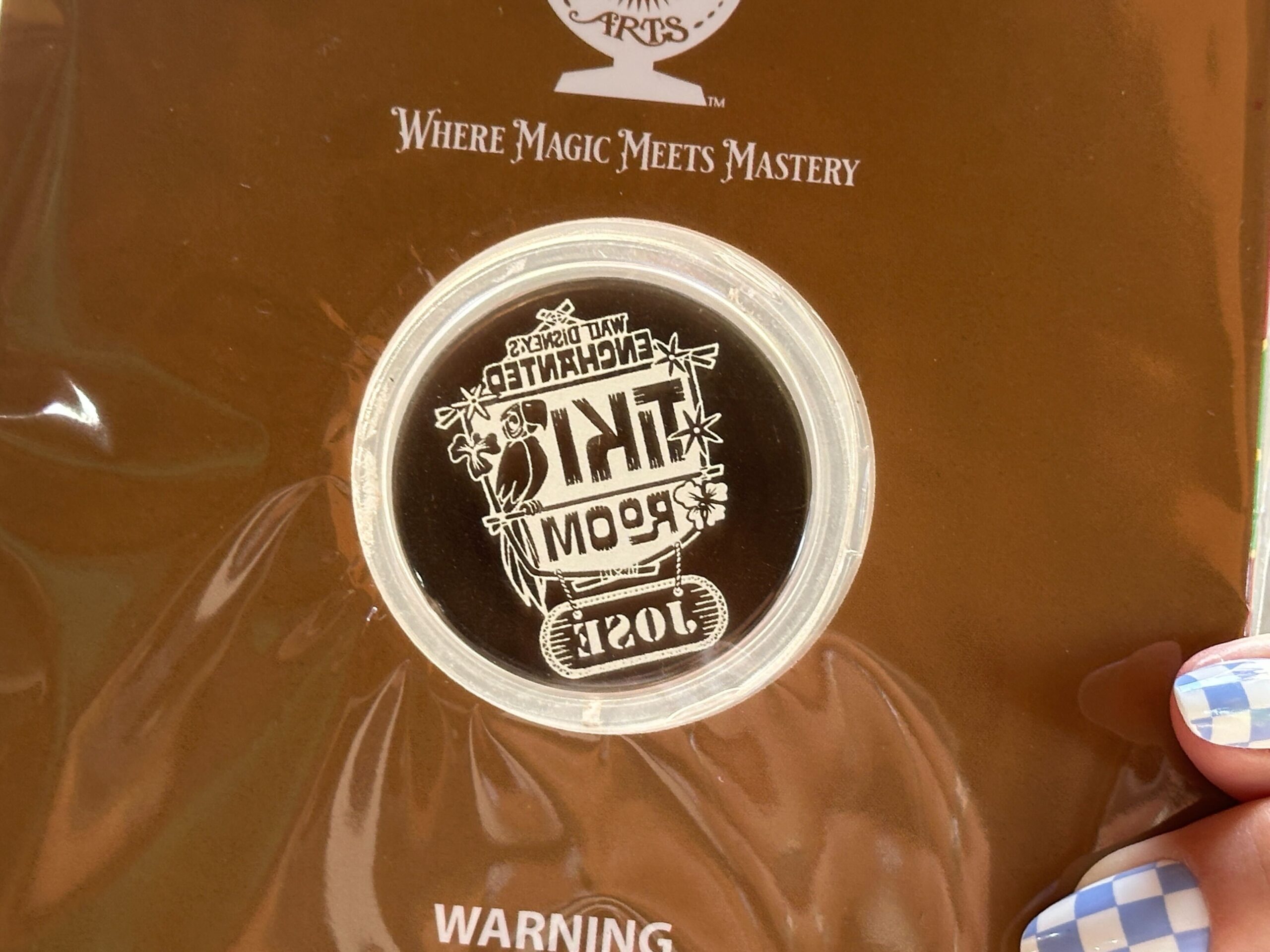 Enchanted Tiki Room Collectible Glass Coin - $29