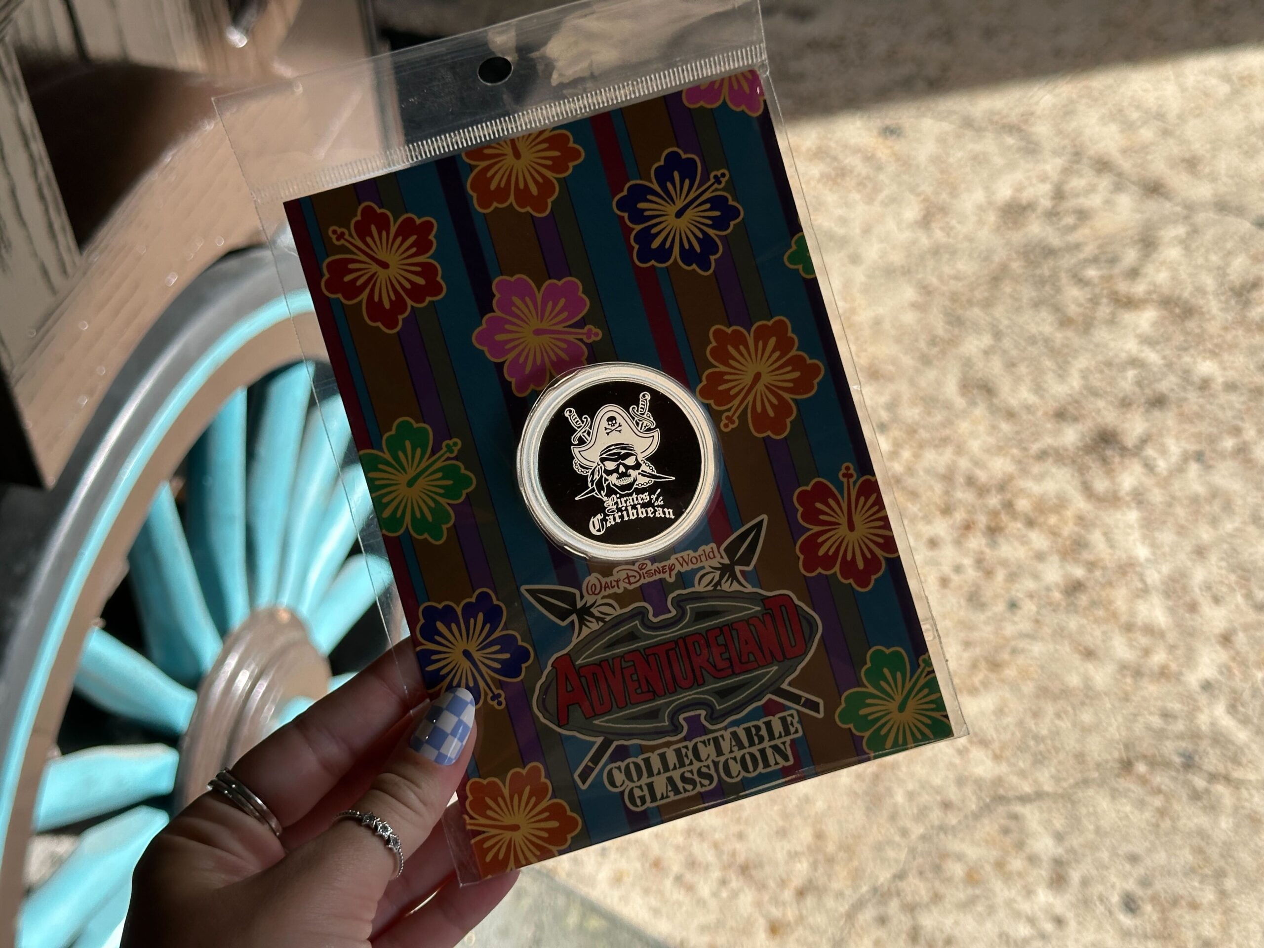 Pirates of the Caribbean Collectible Glass Coin - $29