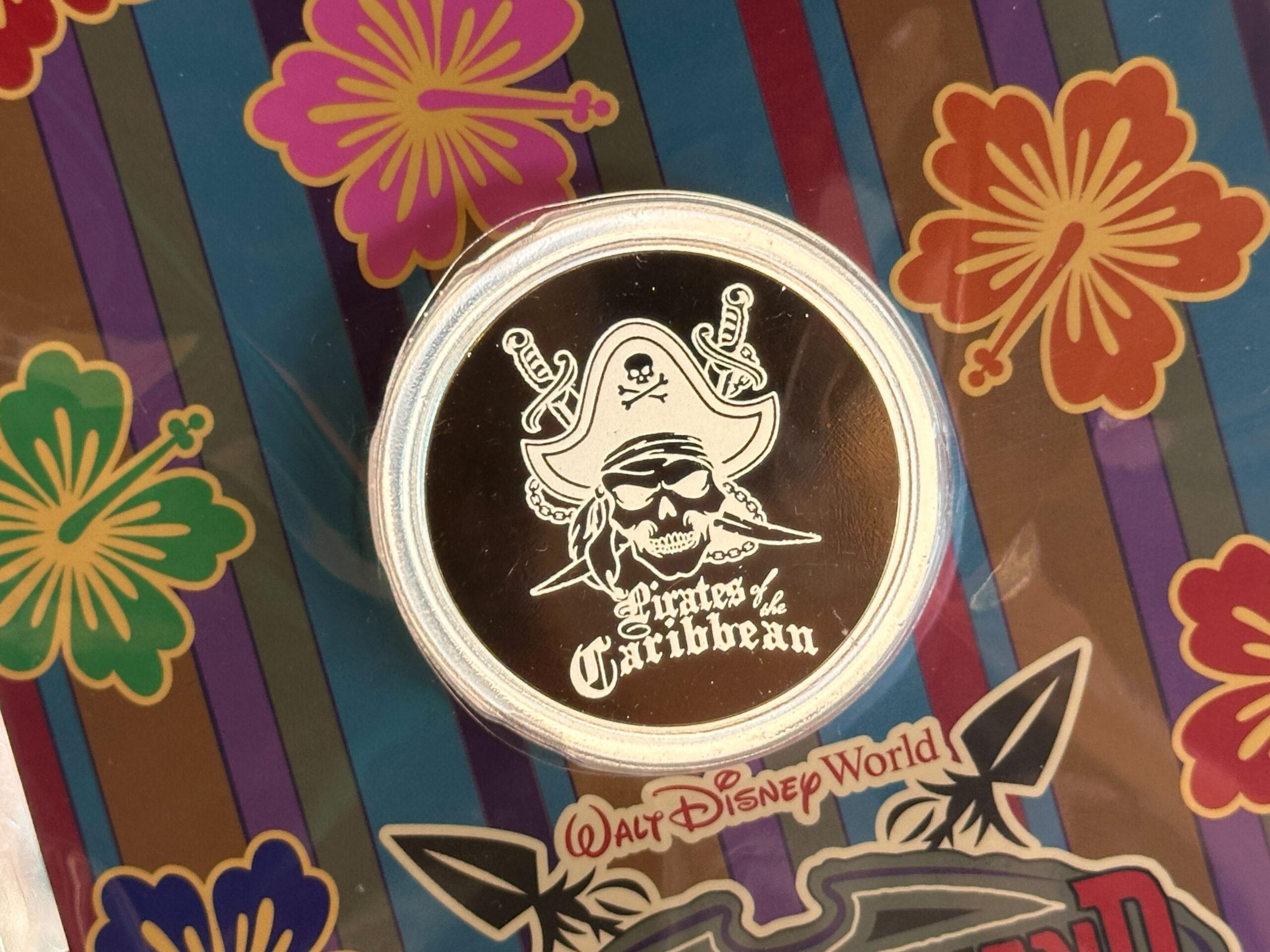 Pirates of the Caribbean Collectible Glass Coin - $29