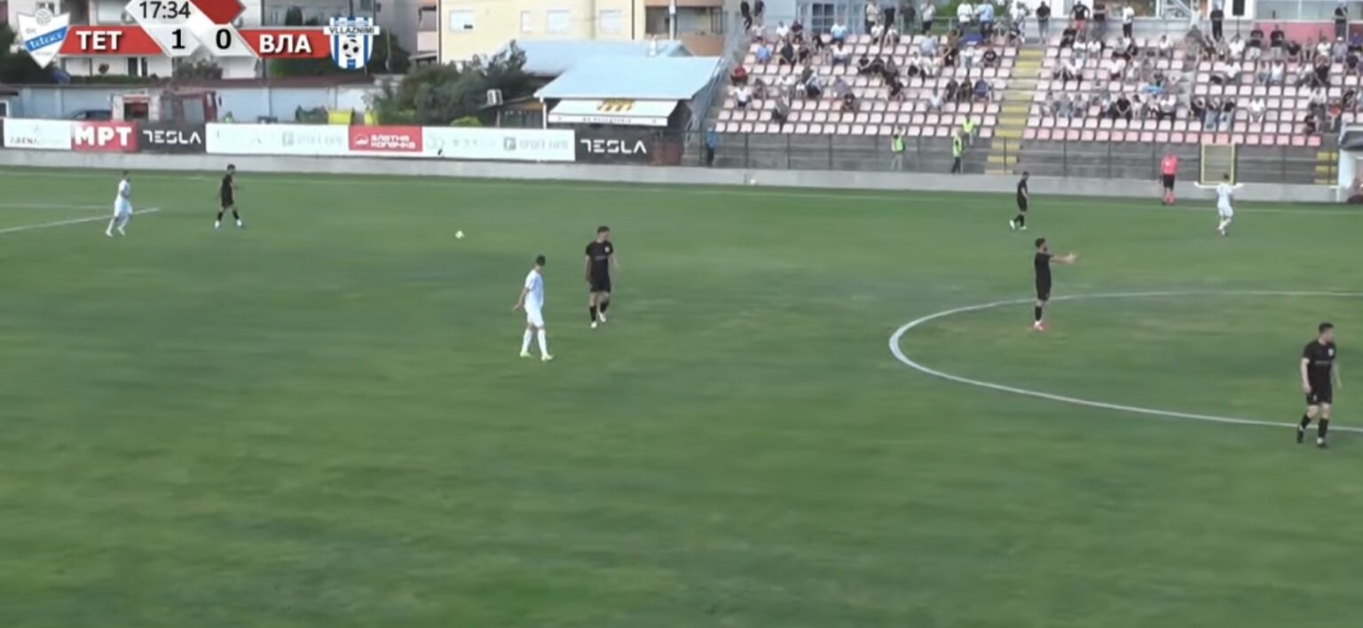 Scandalous video in North Macedonia, anti-Albanian chants in the stadium – Balkanweb.com Screenshot