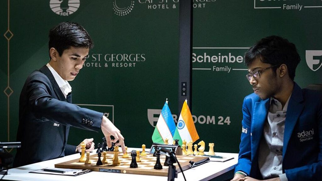 Super Chess Classic Romania: Praggnanandhaa beats World Championship challenger Sindarov in Round 2 Super Chess Classic Romania: Praggnanandhaa beats World Championship challenger Sindarov in Round 2