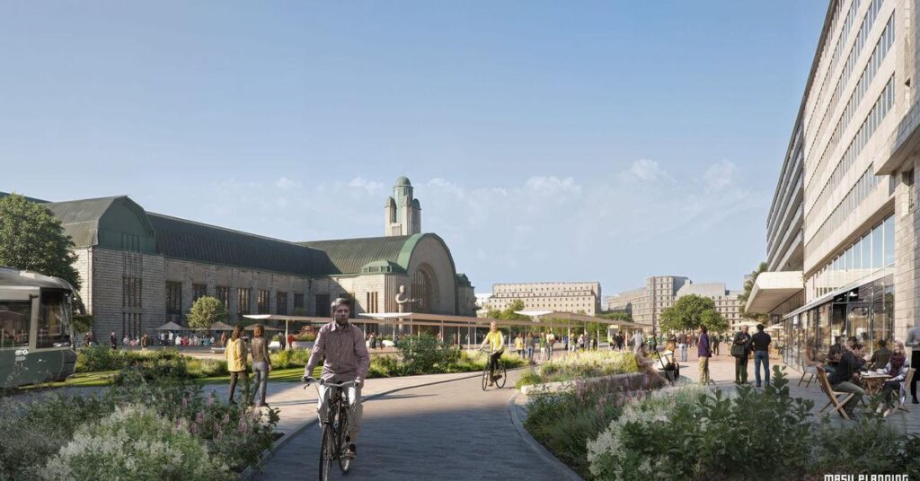Helsinki railway station area to be mostly car-free