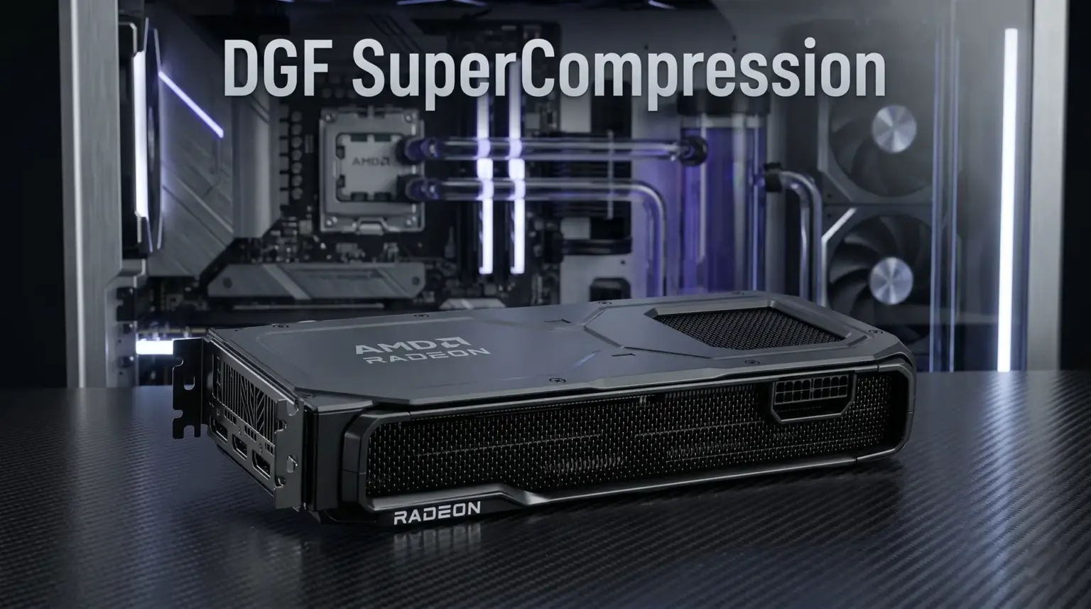 AMD DGF SuperCompression technology will accelerate path tracing in games.