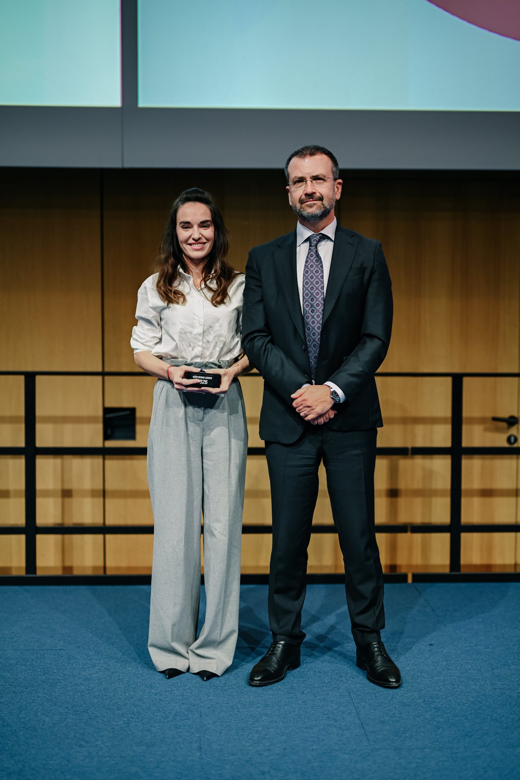 Jelena Jurišić i Siniša Krajnović, predsjednik Uprave ENT-a