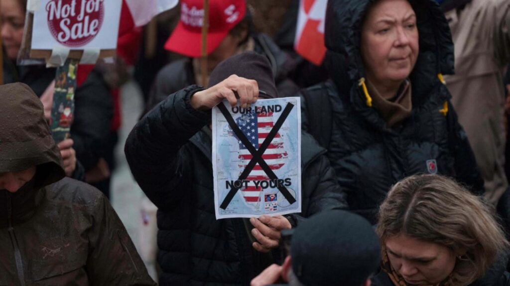 Greenlanders Chant ‘Go Home’ at Protest Outside Opening of US Consulate