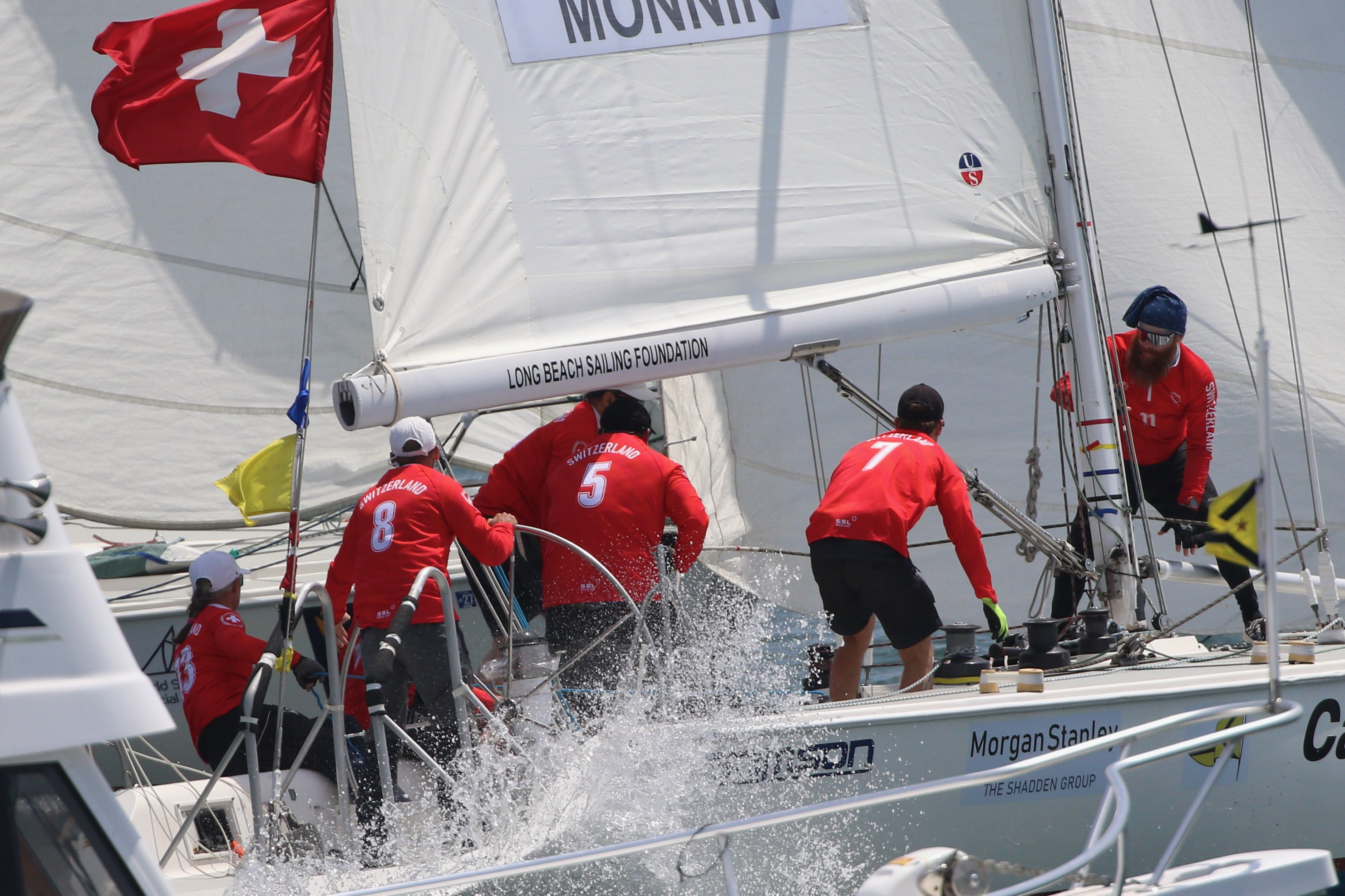 Defending champ Eric Monninâs Swiss team competes in the 61st...