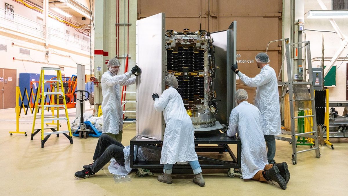 Engineers work on LINK