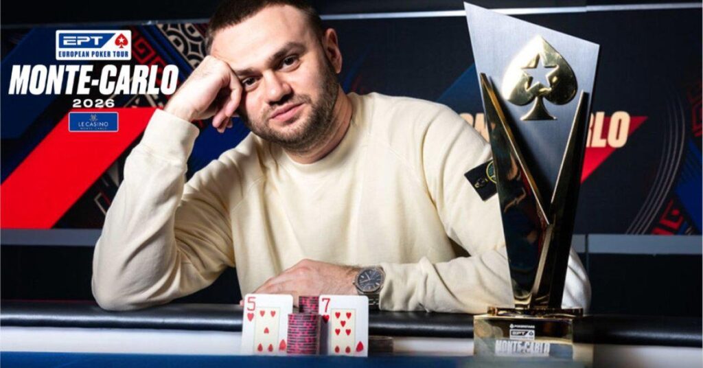 The 2026 European Poker Tour Monte Carlo closed with €46.6M paid out - eclipsing the 2025 series total despite 21% fewer entries.