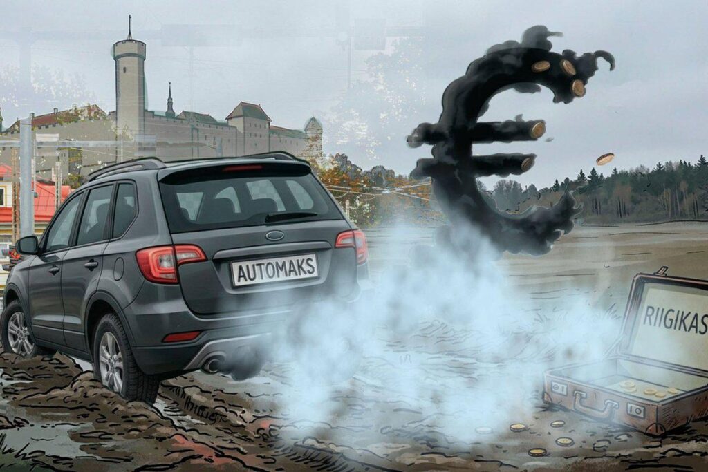 Filling the treasury with idling. The car tax lowered the Estonian car market and people's trust