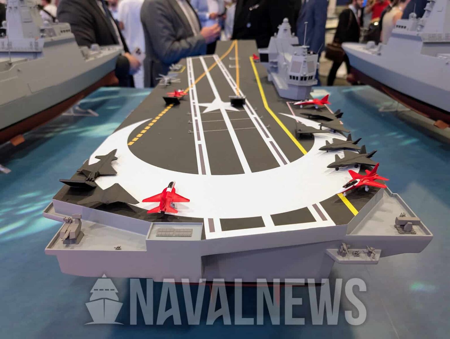 Türkiye Starts Work on HÜRJET Naval Variant for Aircraft Carrier MUGEM Aircraft Carrier project for Turkey