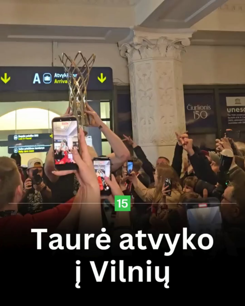 Yes, Shara, there is only one team in Lithuania, and that one team brought the only international victory to our Motherland this year.