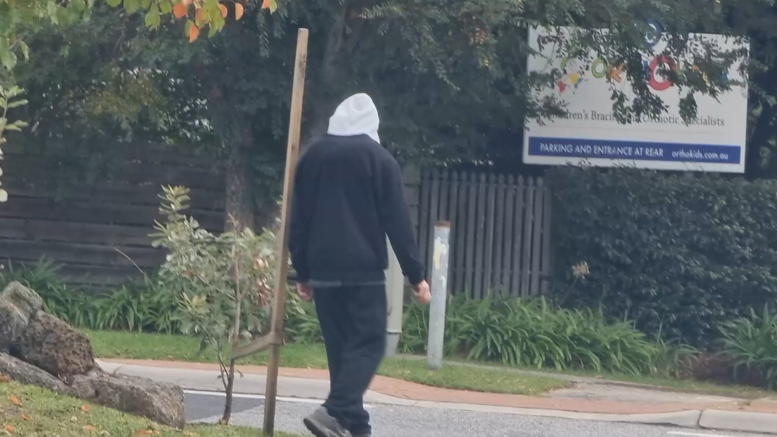 Young mate trying to burn or damage everything he walks past. Called 000, local Vicpol said they wouldn't send anyone out. Melb SE suburbs.