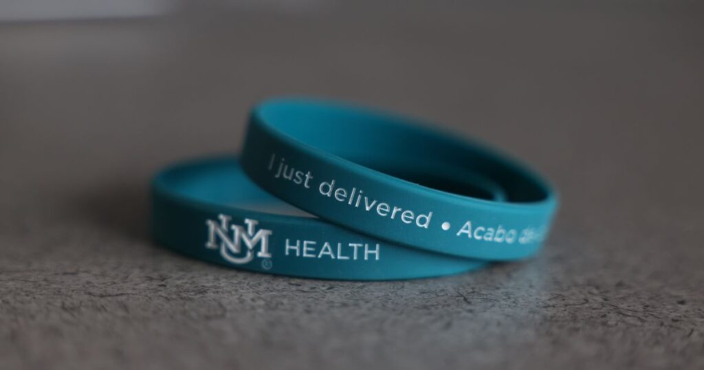 UNM Hospital Adding New Wristbands to Postpartum Care UNM Hospital Adding New Wristbands to Postpartum Care