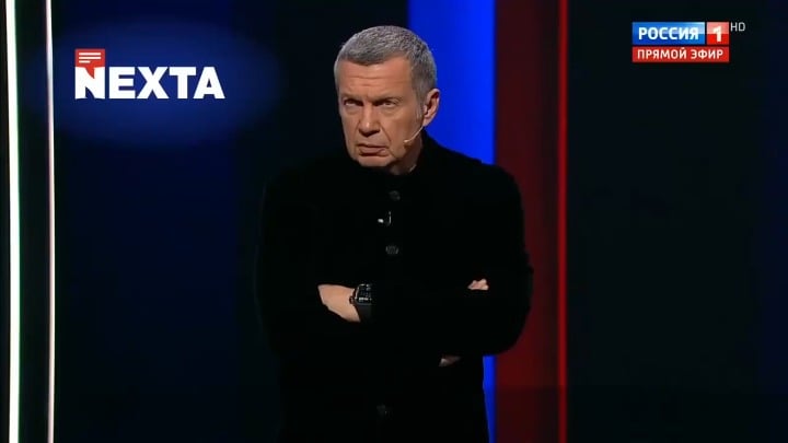 Russian state TV propagandist Vladimir Solovyov openly called for a tactical nuclear strike on Europe again