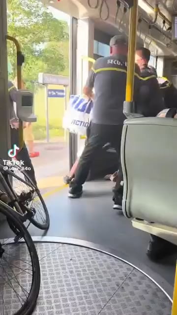 The conflict yesterday on the tram