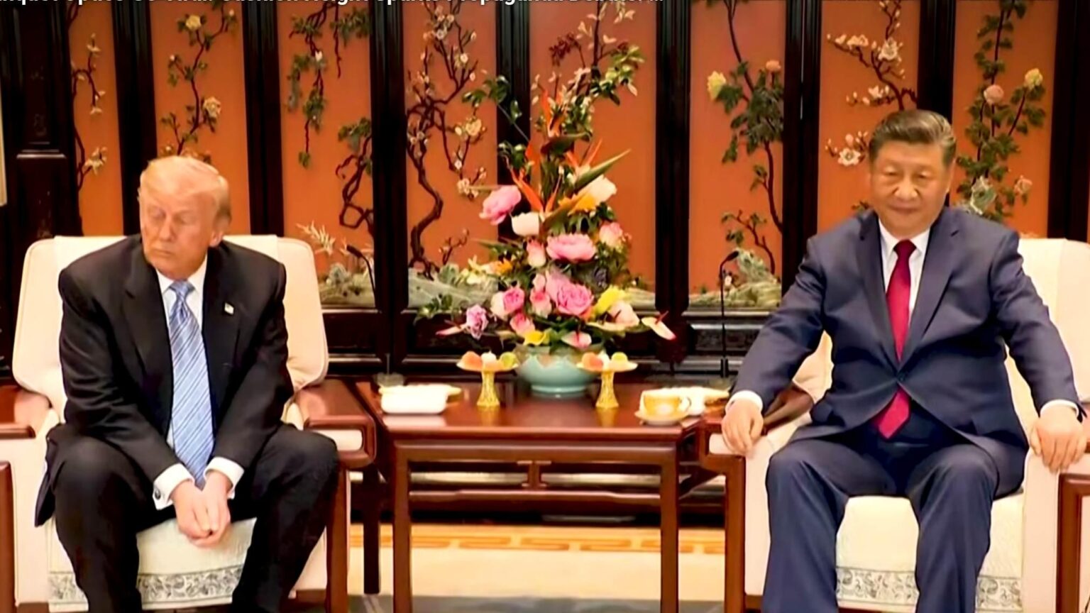 Did China Humiliate Donald Trump With a 'Shorter' Seat to Make Him Appear 'Smaller' Than Xi Jinping?