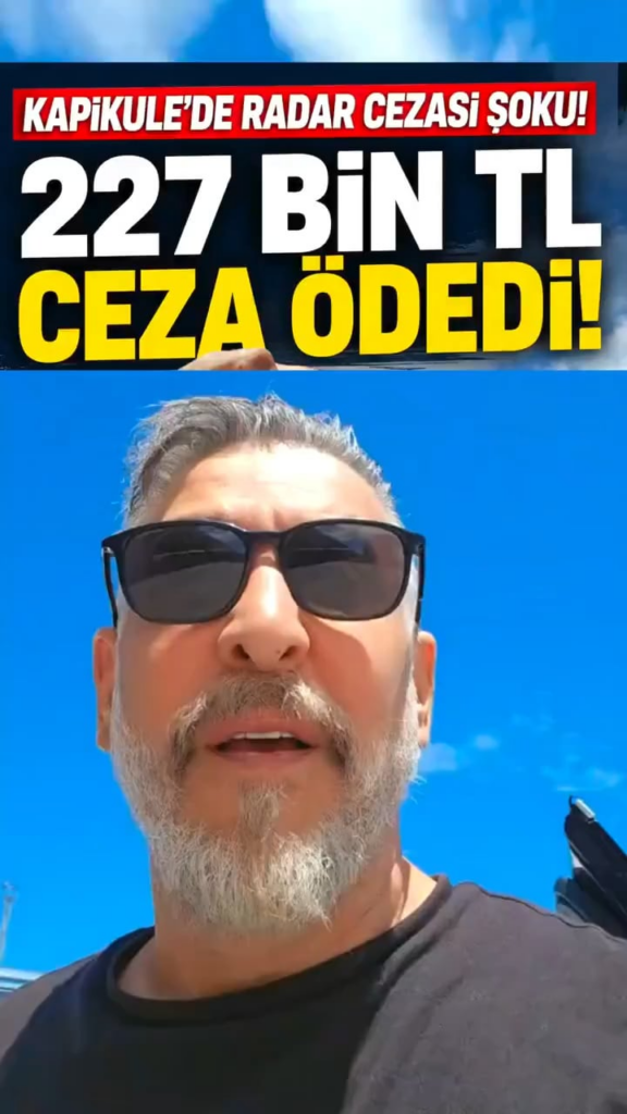 An expatriate who paid a total of 227 thousand TL in traffic fines for exceeding the speed limits in Türkiye rebelled.
