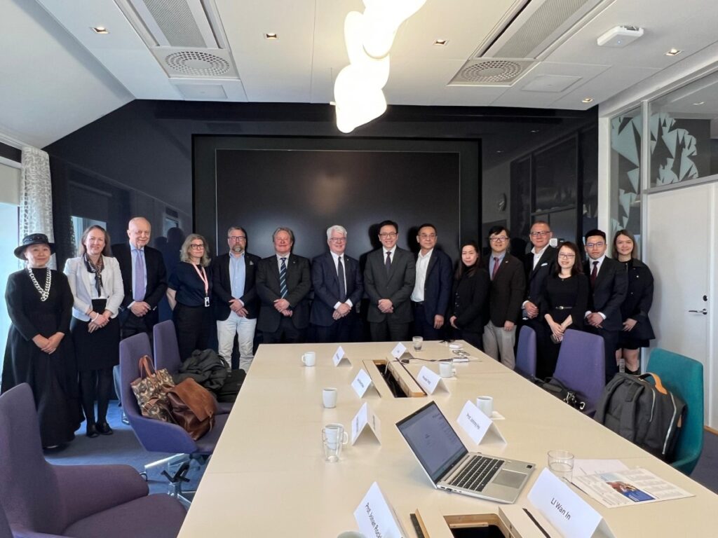 Tech chief visits Sweden to study academia-industry model for Northern Metropolis logo