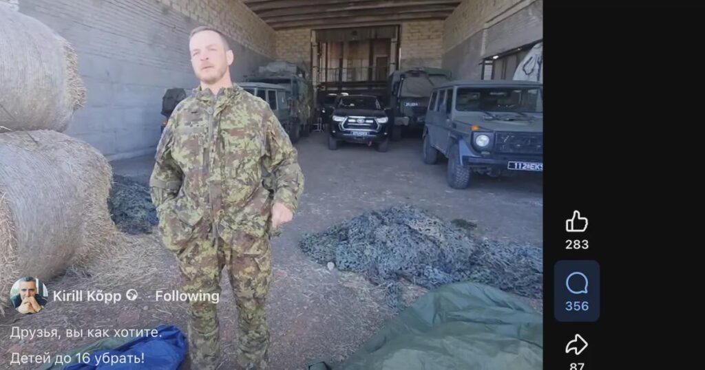 "Boys, who are we going to war with?": the clumsy Kohtla-Järve city councilor harassed the defense forces during exercises