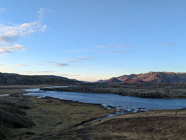 Lovely view by Selvallafoss
